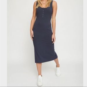 Dynamite Rae Rib Henley Dress